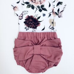 Bow Bloomer – Dusty Pink