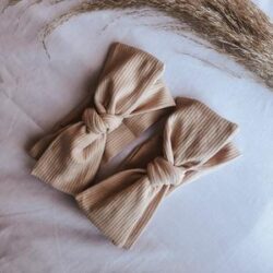 Ribbed Bow Headband