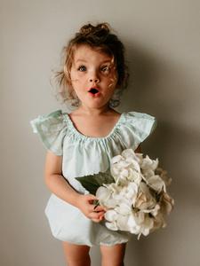 Frill bubble romper