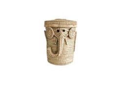 Elephant storage basket – with Hat or Tray lid – (M size)
