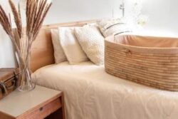 Linen set for Moses baskets (fitted liner + mattress slipcover)