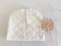Quilted Merino Wool zipped swaddle (0-3/4m)(2 weeks dispatch lead time)