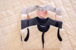 Quilted Merino wool Romper PLAY OR SLEEP (Lead time 2 weeks)