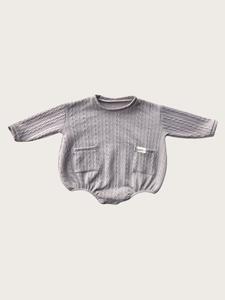 Long Sleeve Sweatshirt Romper