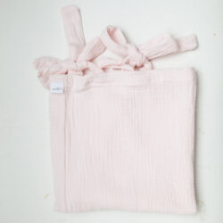 Muslin Change Mat Cover – Blush