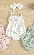 Girls floral romper