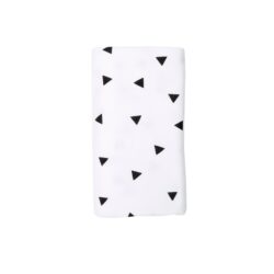 Stretch Cotton Blanket – Black Triangle