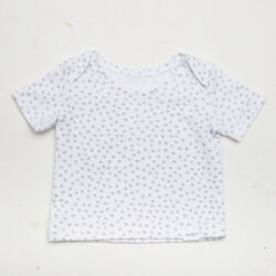 Grey Smudgies T – Shirt : 0 – 3 Months