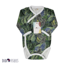 WRAP ONESIE – TROPICAL GREEN LEAF SS19/20