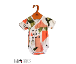 WRAP ONESIE GREEN SPLODGE SS