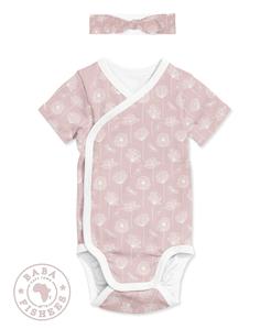 SET WRAP ONESIE WITH HEADBAND – POPPIES SS20/21