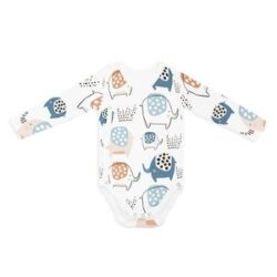 WRAP ONESIE EDWARD THE ELEPHANT LS
