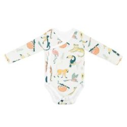 WRAP ONESIE – LONG SLEEVE ANIMAL FRIENDS