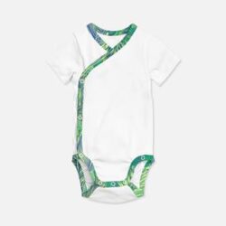 WRAP ONESIE – TROPICAL GREEN