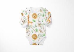 CLASSIC ONESIE – WATERCOLOUR LION L/S AW20