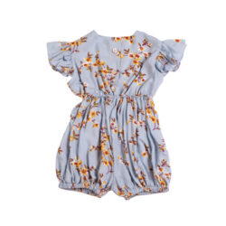 Little Robin’s Onesie – Blue Floral