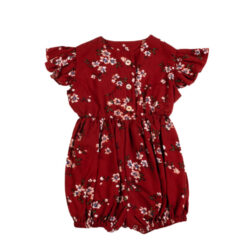 Little Robin’s Onesie – Rust Floral