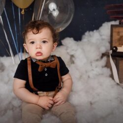 Navy collar vest ( PRE ORDER)