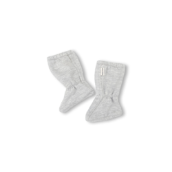 Fleece Booties- Grey Mélange