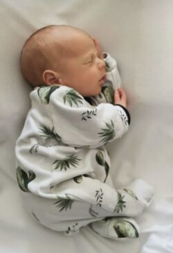 Cacti babygrow and beanie