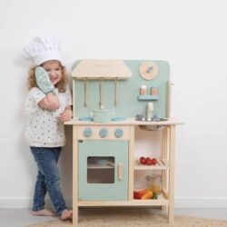 Wooden play kitchen
