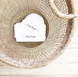 Personalized Beanie | White Cotton