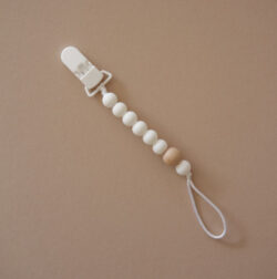 Gnash Newbie Paci Clip | White