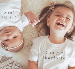 N is for Name Personalized Onesie / Tee | Standard Font