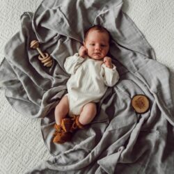 Storm Organic Muslin Wrap / Blanket | Snuggle Hunny