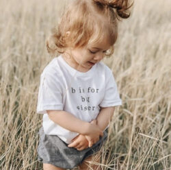 Big Sister / Little Sister Onesie / Tee Set | Standard Font