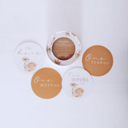 Snuggle Hunny | Paradise & Sunset Gold Milestone Cards