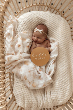 Paradise Organic Muslin Wrap / Blanket | Snuggle Hunny
