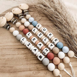 Full of Beans Personalized Paci Clip | Style 2