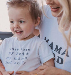 Only Love My Bed & My Mama Onesie | Standard Print