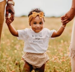 B is for Big Sister Onesie / Tee | Standard Font