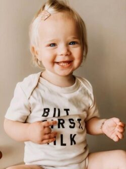 But First Milk Onesie | Standard Print