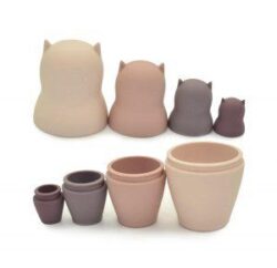 Kitty Ears Silicone Nesting Dolls