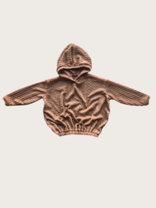 Long Sleeve Sweatshirt Romper {Chocolate}