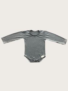 Essential Onesie Long Sleeve (Ash)