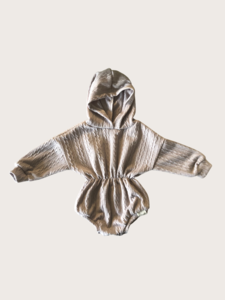 Long Sleeve Sweatshirt Cinch Romper {Kenshi}