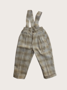 Kaio Trousers {Large Brown Gingham}