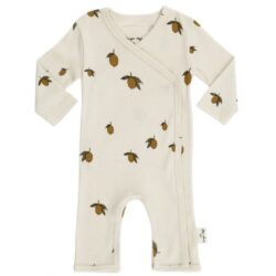 Konges Sloejd Organic Kimono Onesie – Lemon