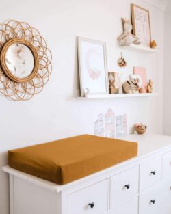 Bronze | Change Mat Cover / Bassinet Sheet