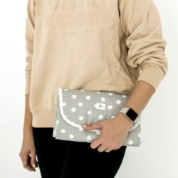 Plum Bum Babe Change Mat | Sage Dots