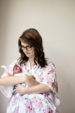 Nursing Robe | Peony Blooms