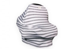 Petit Bunny Babeshade 4-in-1 Multicover | Grey Stripe