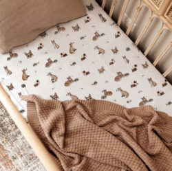 Fox Fitted Cot Sheet | Snuggle Hunny Kids
