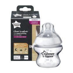 Tommee Tippee Closer To Nature Baby Bottle | Clear | 150ml